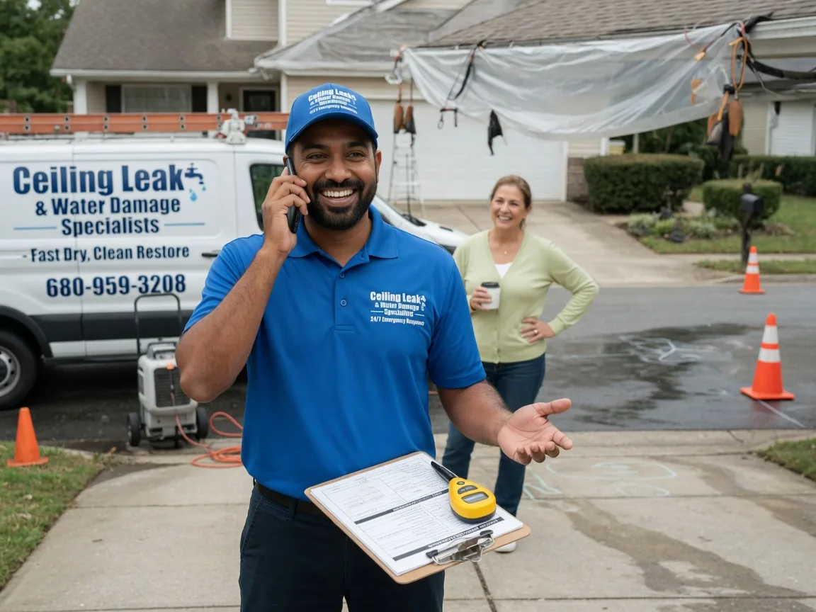 Ceiling Leak Cleanup Croydon, UT FAQs